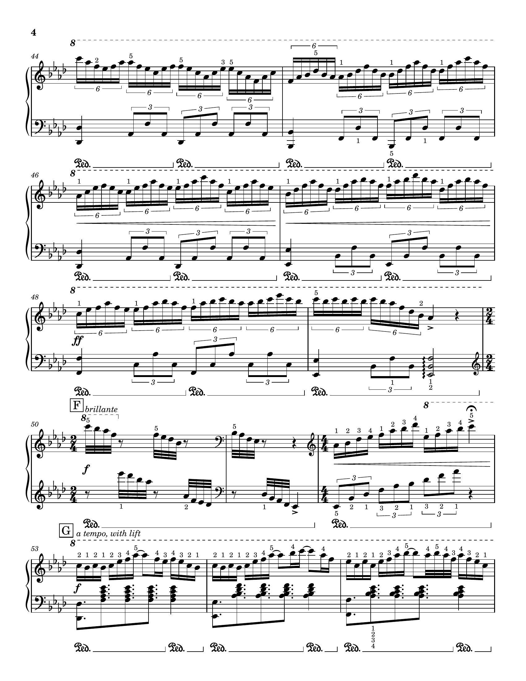 Superbloom, score page 4 of 5